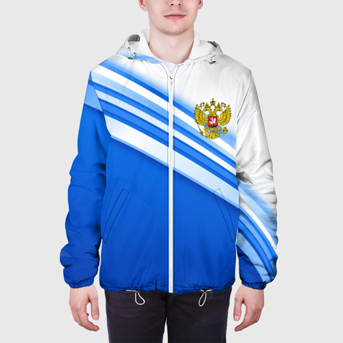 Мужская куртка 3D Россия, цвет 3D печать - фото 4