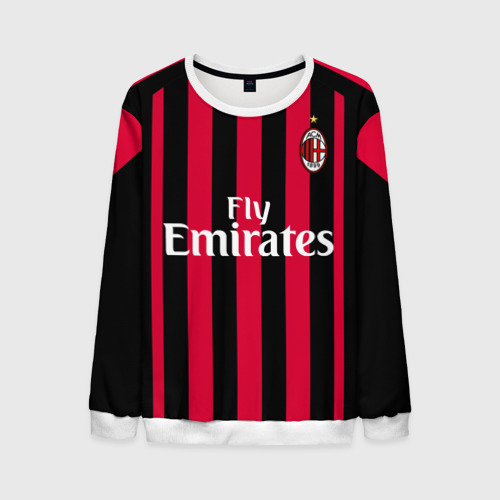 Мужской свитшот 3D Milan home 18-19, цвет белый