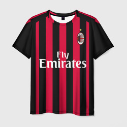 Мужская футболка 3D Milan home 18-19