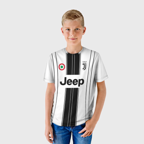 Детская футболка 3D JUVENTUS., цвет 3D печать - фото 3