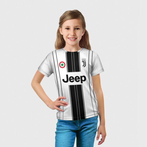 Детская футболка 3D JUVENTUS., цвет 3D печать - фото 5