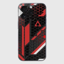 Чехол для iPhone 16 Pro Max силиконовый с защитой камеры CS GO cyrex 3D КС Го сайрекс