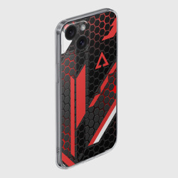 Чехол для iPhone 15 силиконовый с защитой камеры CS GO cyrex 3D КС Го сайрекс - фото 2