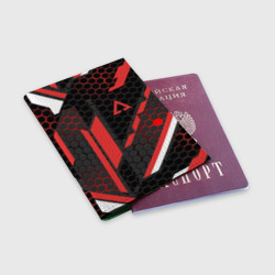 Обложка для паспорта матовая кожа CS GO cyrex 3D КС Го сайрекс - фото 2