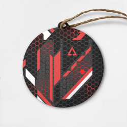 Деревянная игрушка круг CS GO cyrex 3D КС Го сайрекс