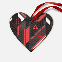 Деревянная игрушка Сердце CS GO cyrex 3D КС Го сайрекс