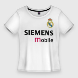 Женская футболка 3D Slim Бекхэм Реал Ретро