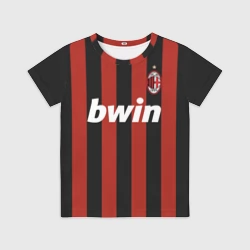 Детская футболка 3D Роналдиньо Милан Ретро