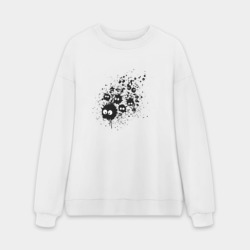 Мужской свитшот oversize без начеса хлопок Семейство Сусуватари