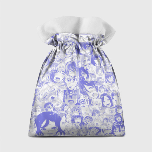 Подарочный 3D мешок Ahegao blue - фото 2