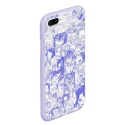 Чехол для iPhone 7Plus/8 Plus матовый Ahegao blue - фото 2