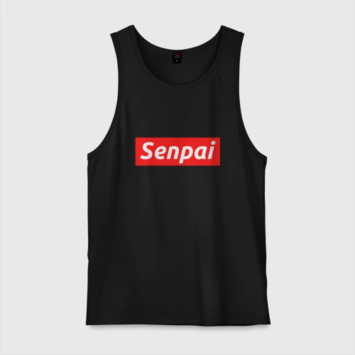 Мужская майка хлопок Сенпай - senpai