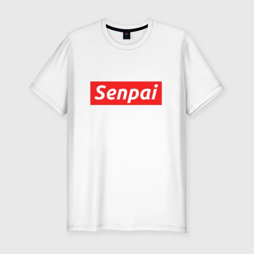 Мужская футболка хлопок Slim Сенпай - senpai