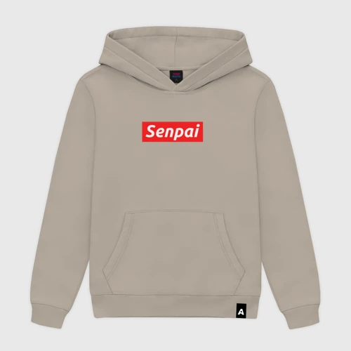 Мужская толстовка хлопок Сенпай - senpai