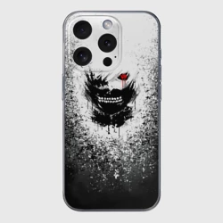 Чехол для iPhone 15 Pro Max силиконовый с защитой камеры Токийский гуль