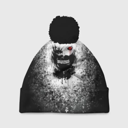 Шапка 3D c помпоном Токийский гуль