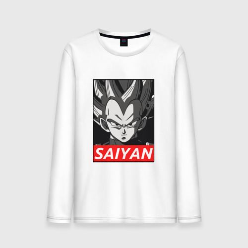 Мужской лонгслив хлопок SUPER SAIYAN 