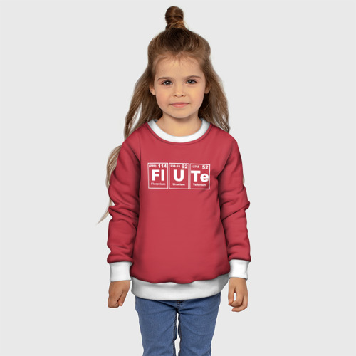 Детский свитшот 3D FLUTE, цвет 3D печать - фото 7