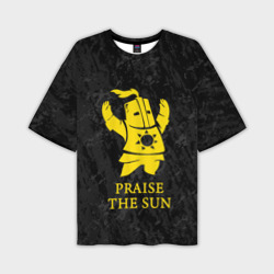 Мужская футболка oversize 3D Praise the Sun