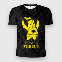 Мужская футболка 3D Slim Praise the Sun