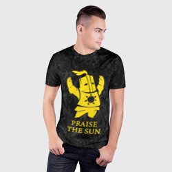 Мужская футболка 3D Slim Praise the Sun - фото 2