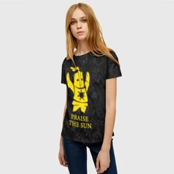 Женская футболка 3D Praise the Sun - фото 2