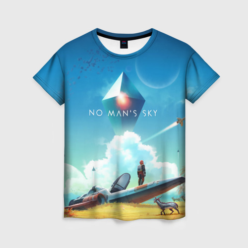 Женская футболка 3D No Man’s Sky - Atlas Rises, цвет 3D печать