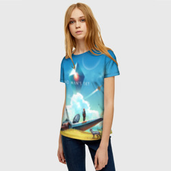 Женская футболка 3D No Man’s Sky - Atlas Rises - фото 2