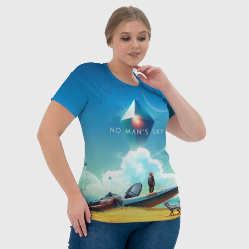 Женская футболка 3D No Man’s Sky - Atlas Rises, цвет 3D печать - фото 6
