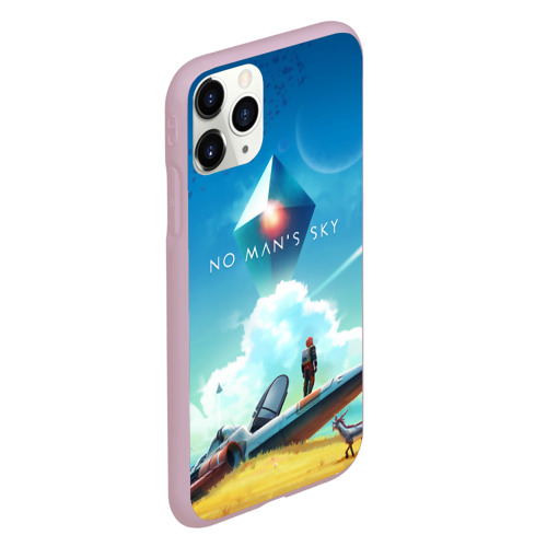 Чехол для iPhone 11 Pro матовый с принтом No Man’s Sky - Atlas Rises, вид сбоку #3