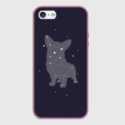 Чехол для iPhone 5/5S матовый Корги