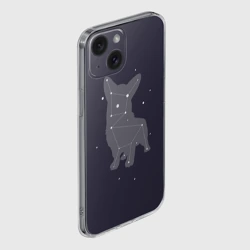 Чехол для iPhone 15 силиконовый с защитой камеры Корги - фото 2