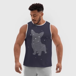 Мужская спортивная майка 3D Корги - фото 2