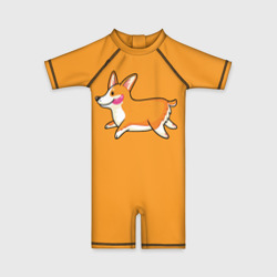 Детский купальный костюм 3D Корги