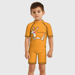 Детский купальный костюм 3D Корги - фото 2