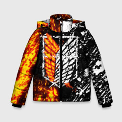 Зимняя куртка для мальчика АТАКА ТИТАНОВ. Раскаленный дизайн