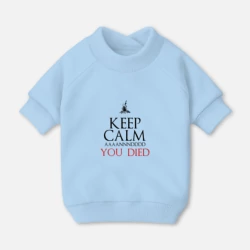 Свитшот для собак хлопок Aaaannndddd died meme