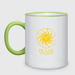 Кружка двухцветная Praise the Sun