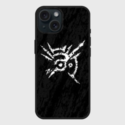 Чехол силиконовый для Apple iPhone 15 матовый Outsider`s Mark Dishonored Дисхоноред