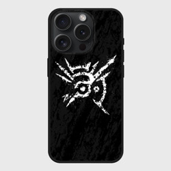 Чехол силиконовый для Apple iPhone 15 Pro матовый Outsider`s Mark Dishonored Дисхоноред
