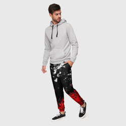 Мужские брюки 3D Брызги красок - фото 2