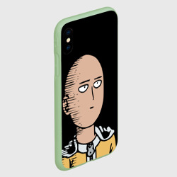 Чехол для iPhone XS Max матовый One-Punch Man Ванпачмен - фото 2