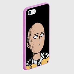 Чехол для iPhone 5/5S матовый One-Punch Man Ванпачмен - фото 2