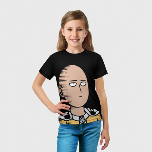 Детская футболка 3D One-Punch Man Ванпачмен, цвет 3D печать - фото 5