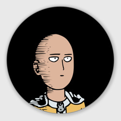 Круглый коврик для мышки One-Punch Man Ванпачмен