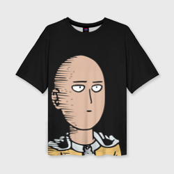 Женская футболка oversize 3D One-Punch Man Ванпачмен