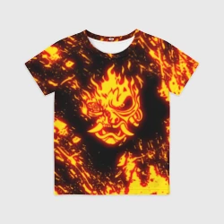 Детская футболка 3D Cyberpunk 2077 samurai самураи