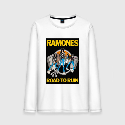 Мужской лонгслив хлопок Ramones