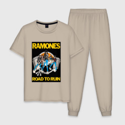 Мужская пижама хлопок Ramones