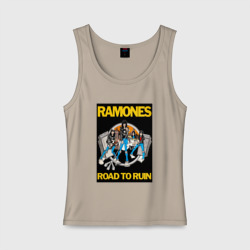 Женская майка хлопок Ramones